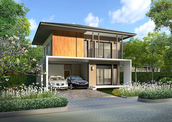 รูปภาพบ้านเดี่ยว 2 ชั้น