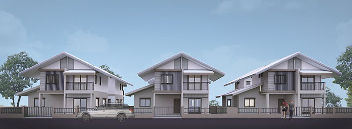 รูป โครงการเคหะชุมชนและบริการชุมชนบุรีรัมย์ 1 - รูปที่ 1/3