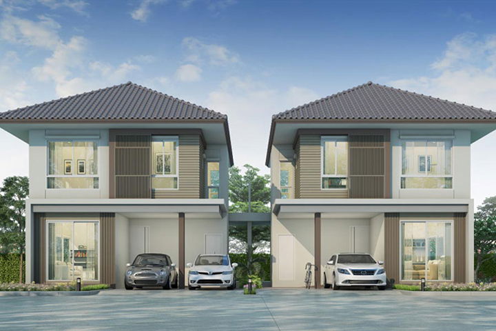 รูปภาพบ้านแฝด 2 ชั้น