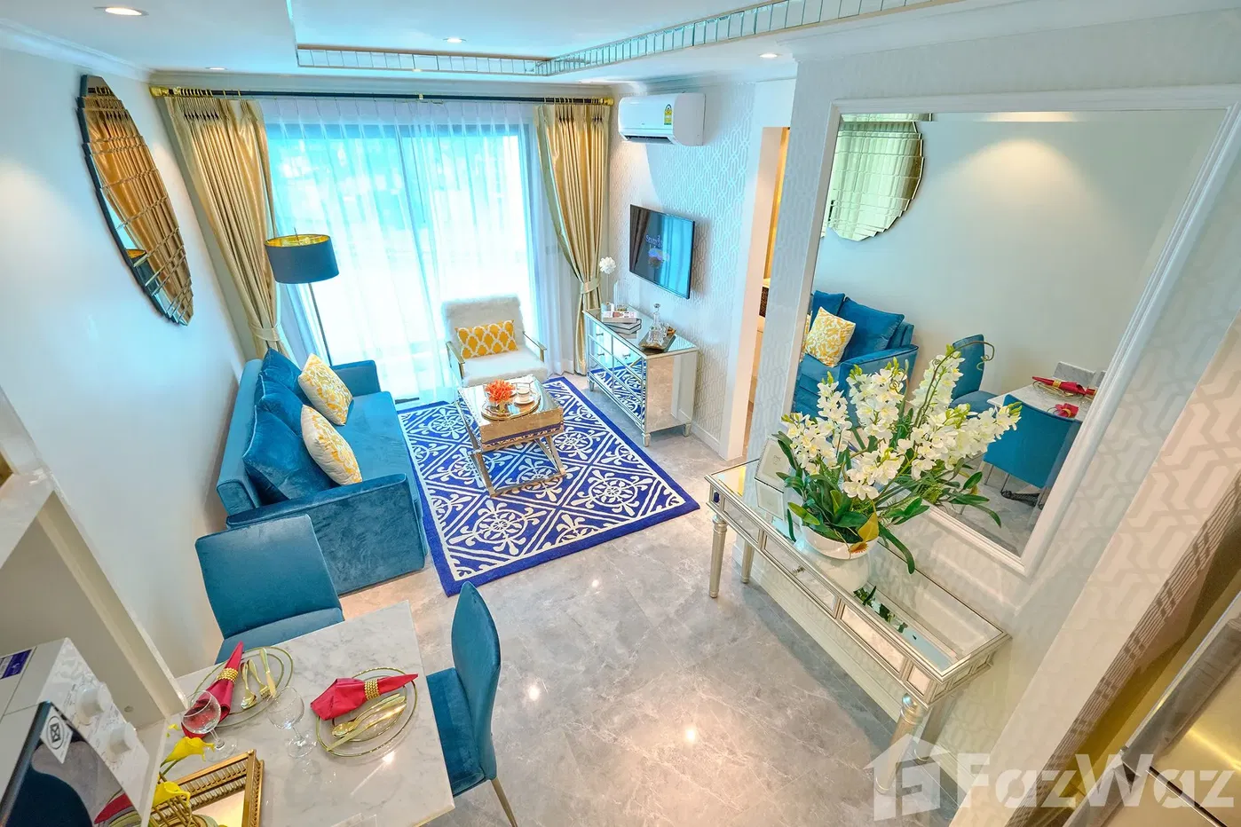 รูป ขาย คอนโด 2 ห้องนอน ในโครงการ เซเว่น ซีส์ เลอ คาร์นิวัล - รูปที่ 2/10