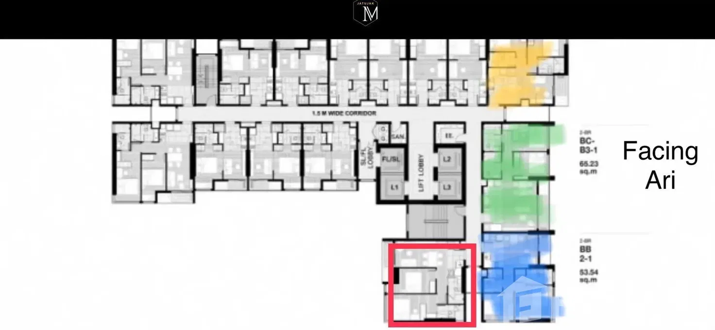 picture 2 Bedroom Condo for sale at M Jatujak - 12/12