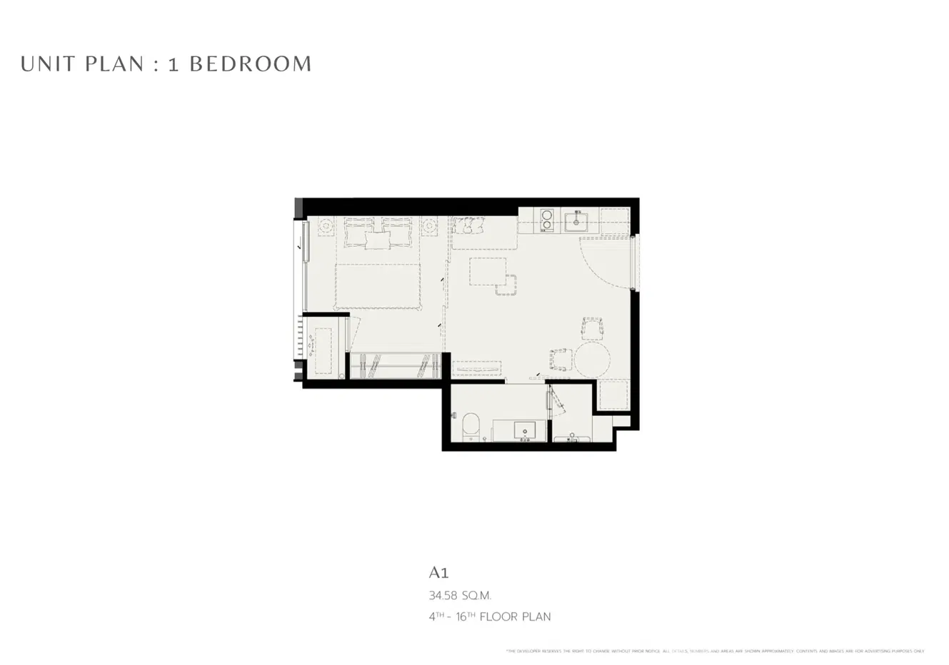 picture Sell down payment 1BD at ROMM Convent - 2/5