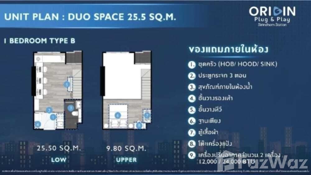 picture 1 Bedroom Condo for sale at The Origin Plug & Play Ramintra - 5/5