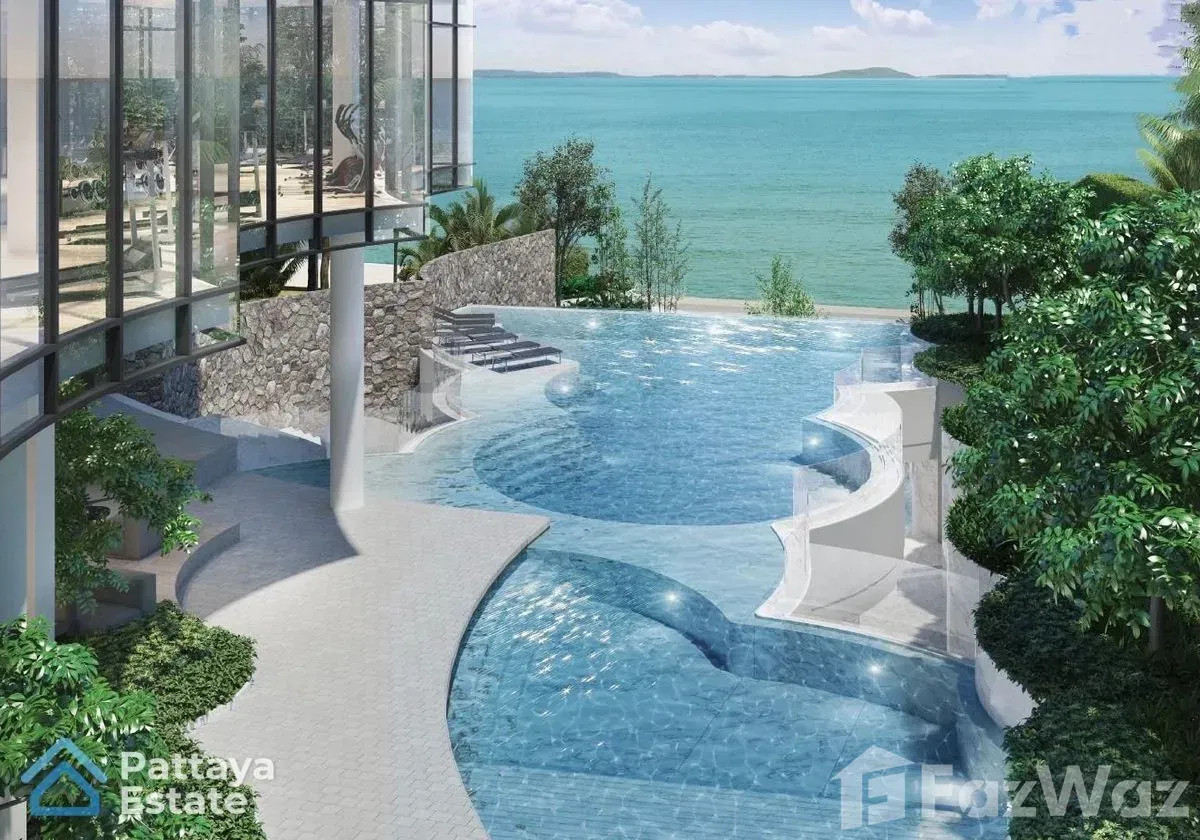 รูป Sea View Condo in Pattaya 1 BR 57sqm, Beachfront living - รูปที่ 17/19