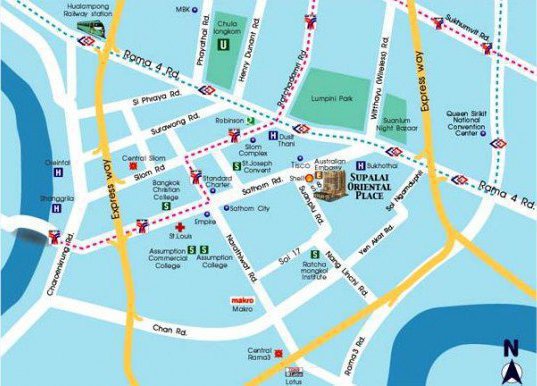 รูป Supalai Oriental Place Sathorn-Suanplu - รูปที่ 3/3