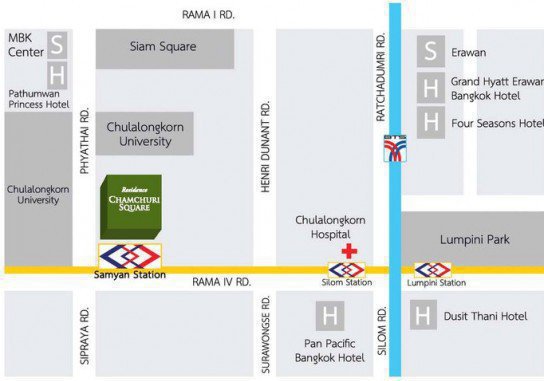 รูป Chamchuri Square Residence - รูปที่ 3/3