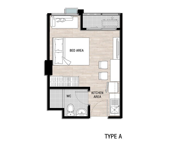 Studio floor plan