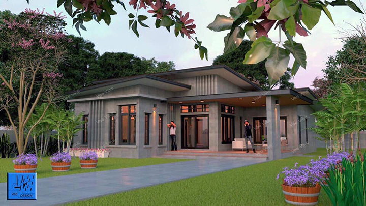 รูปภาพบ้านเดี่ยวชั้นเดียว