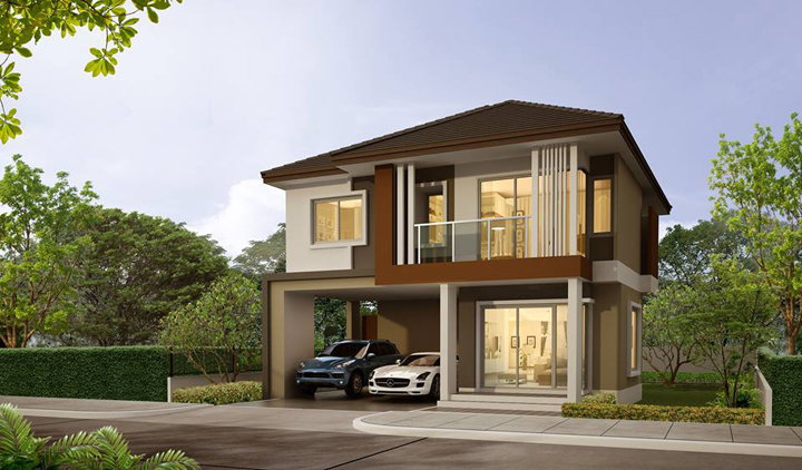 บ้านเดี่ยว 2 ชั้น