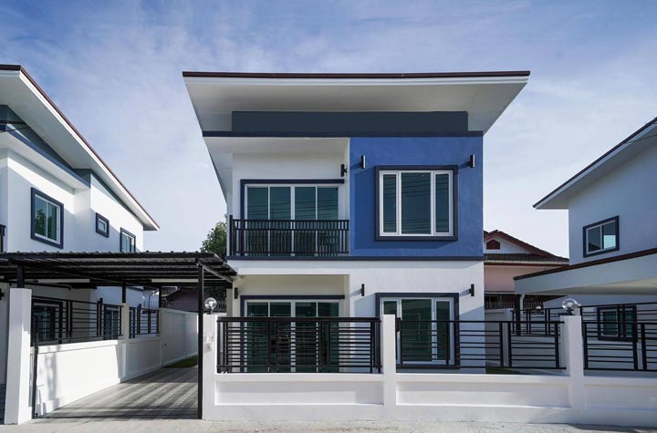 รูปภาพบ้านแฝด 2 ชั้น