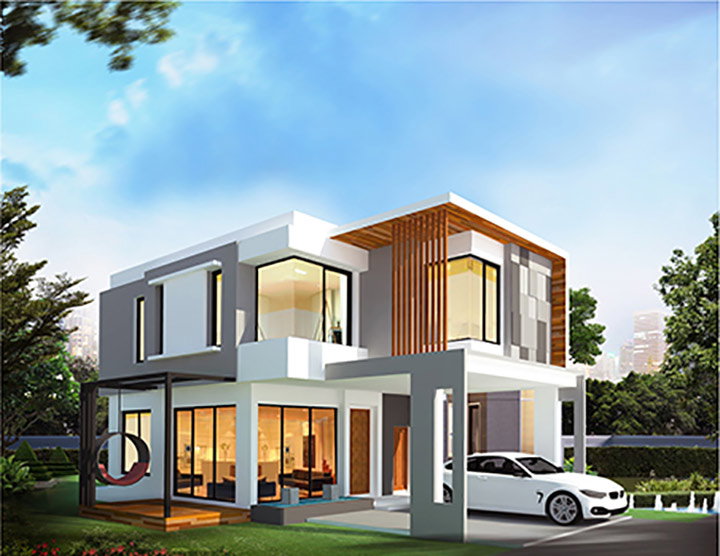 รูปภาพบ้านแฝด 