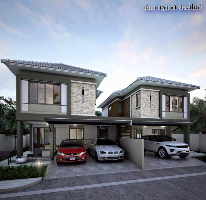 รูปภาพบ้านแฝด 2 ชั้น
