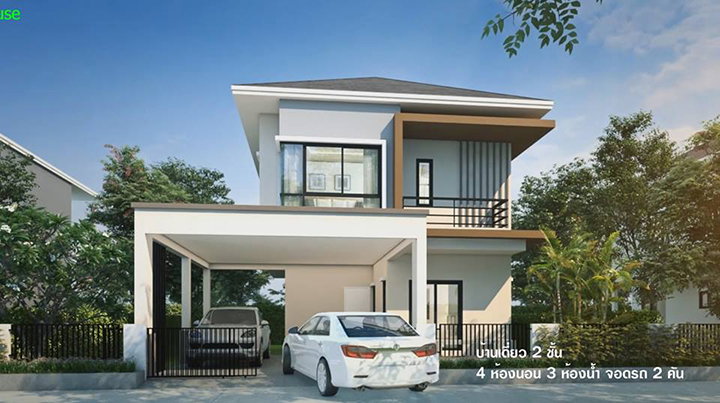 รูปภาพบ้านเดี่ยว 2 ชั้น