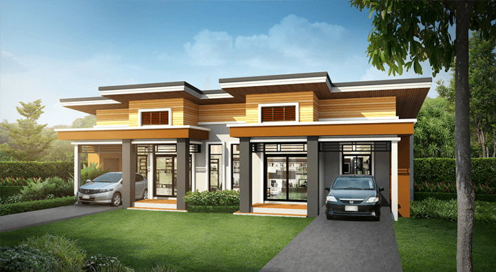 รูปภาพบ้านแฝด