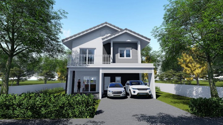 รูปภาพบ้านเดี่ยว 2 ชั้น