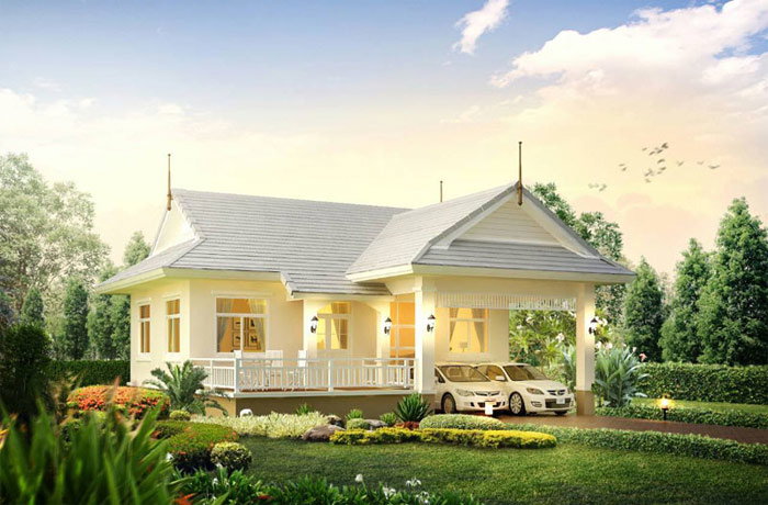 บ้านเดี่ยว 1 ชั้น