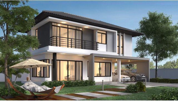 บ้านเดี่ยว 2 ชั้น