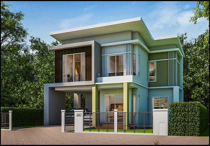 รูปภาพบ้านเดี่ยว 2 ชั้น