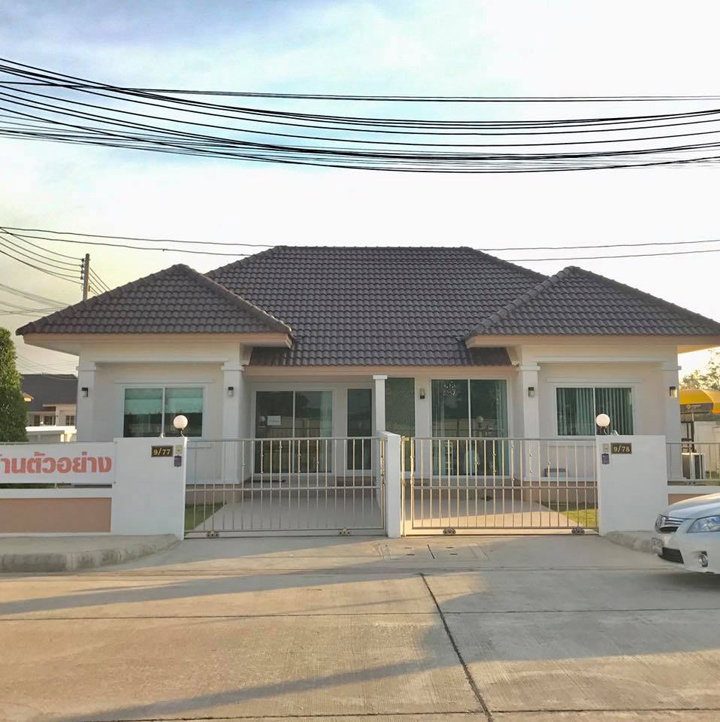 รูปภาพบ้านแฝดชั้นเดียว