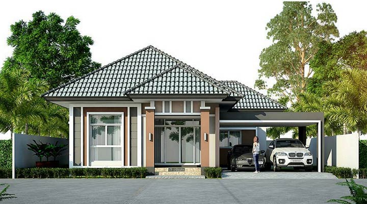 บ้านเดี่ยวชั้นเดียว