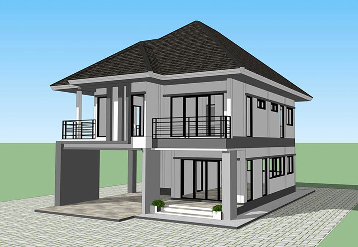 รูปภาพบ้านเดี่ยว 2 ชั้น