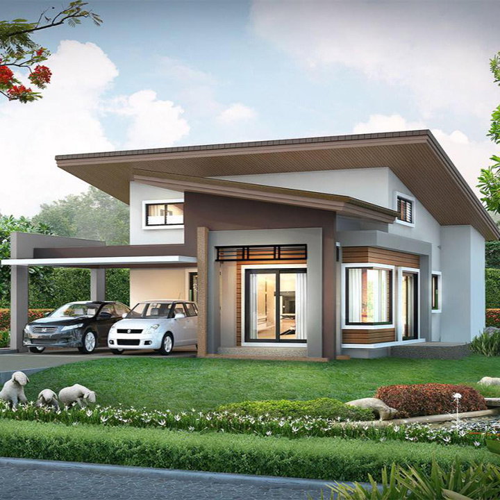 รูปภาพบ้านเดี่ยวชั้นเดียว