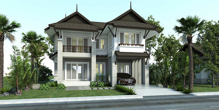 รูปภาพบ้านเดี่ยว 2 ชั้น