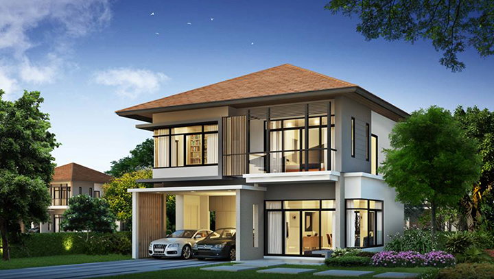 บ้านเดี่ยว 2 ชั้น