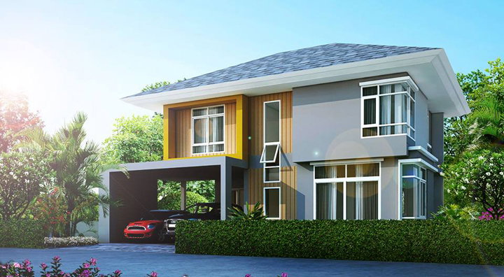 รูปภาพบ้านเดี่ยว 2 ชั้น
