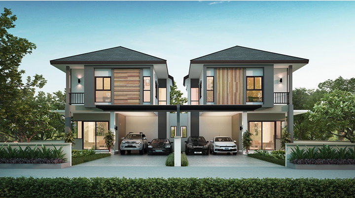 รูปภาพบ้านแฝด