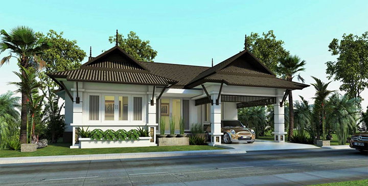 รูปภาพบ้านเดี่ยวชั้นเดียว