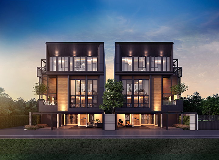 บ้านเดี่ยว 4 ชั้น