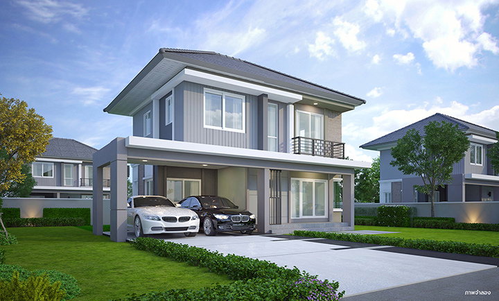 รูปภาพบ้านเดี่ยว 2 ชั้น