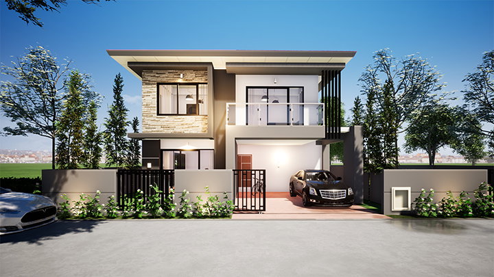 รูปภาพบ้านเดี่ยว 2 ชั้น