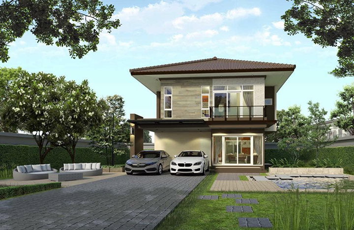 รูปภาพบ้านเดี่ยว 2 ชั้น