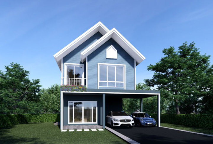 รูปภาพบ้านเดี่ยว 2 ชั้น