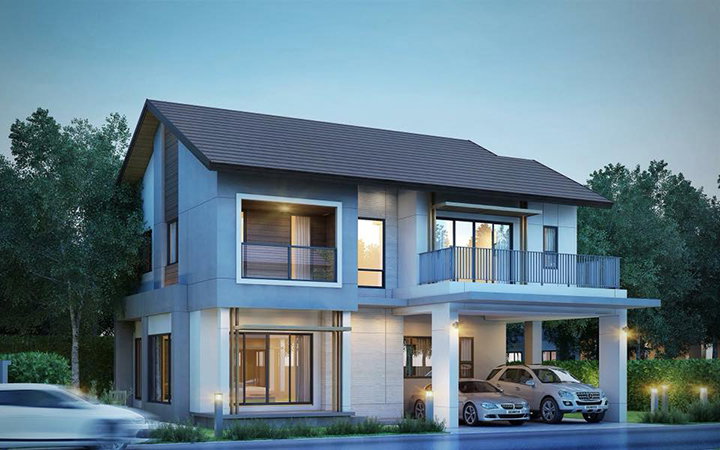 รูปภาพบ้านเดี่ยว 2 ชั้น