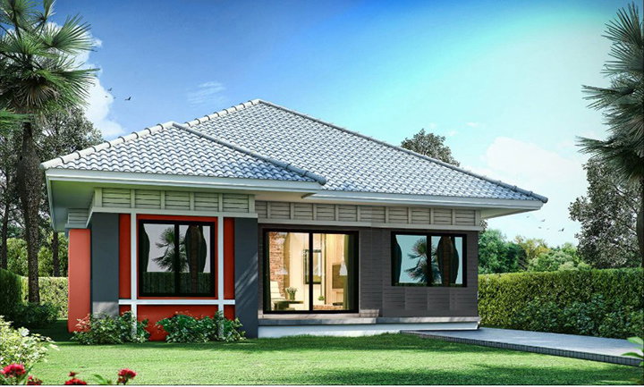 รูปภาพบ้านเดี่ยวชั้นเดียว