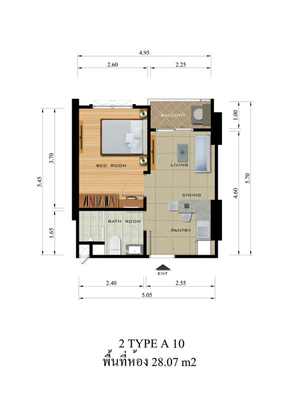 Type A floor plan