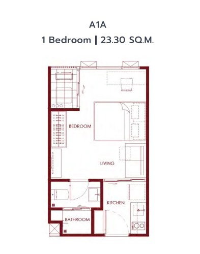 Type A1A floor plan