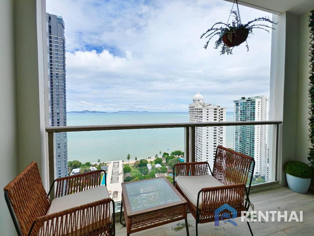 รูป คอนโดหรู 2 ห้องนอนในพัทยา ริเวียร่า วงศ์อมาตย์ พร้อมเฟอร์นิเจอร์ครบชุด ราคา 12.3 ล้านบาท - รูปที่ 2/21