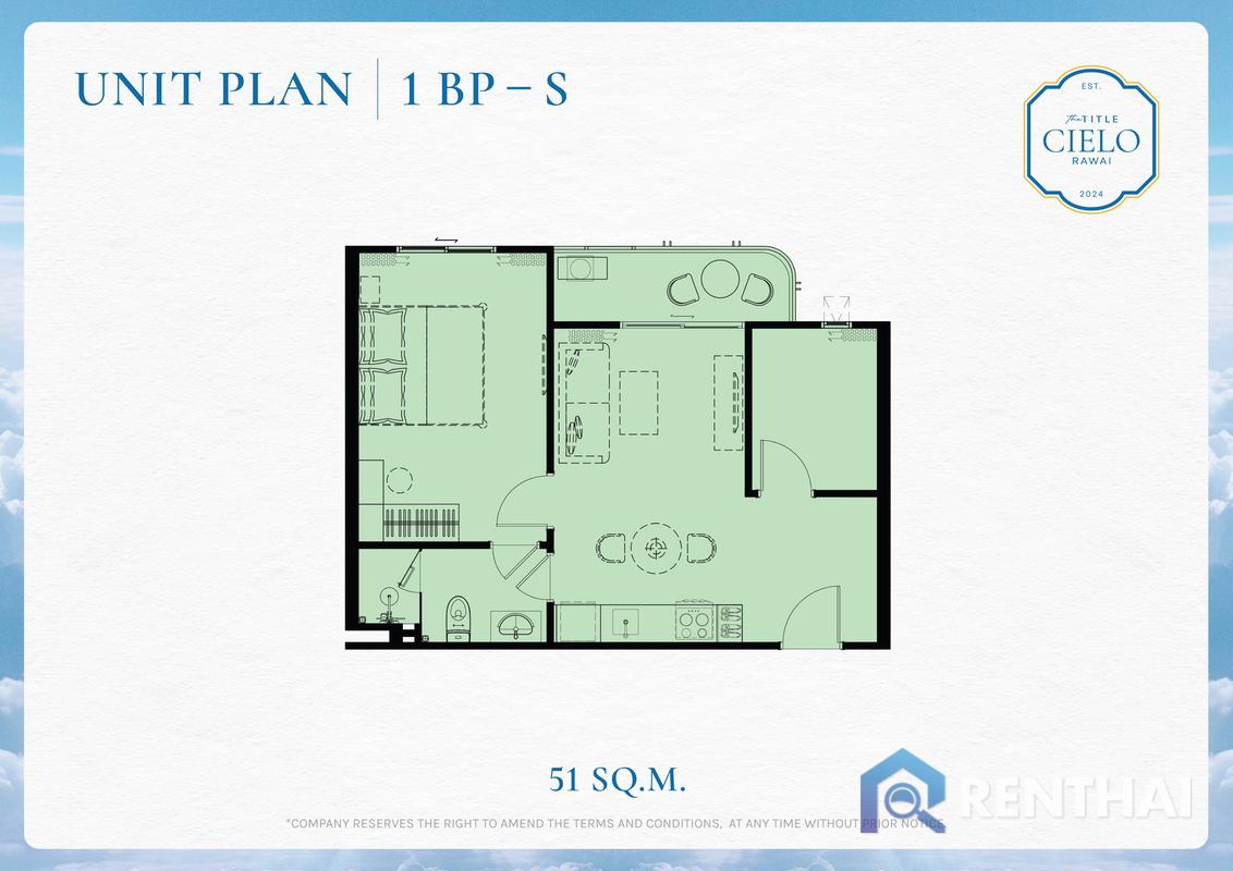 รูป สำหรับ ขาย คอนโด 1 ห้องนอน ที่ The Title Cielo Rawai - รูปที่ 5/25