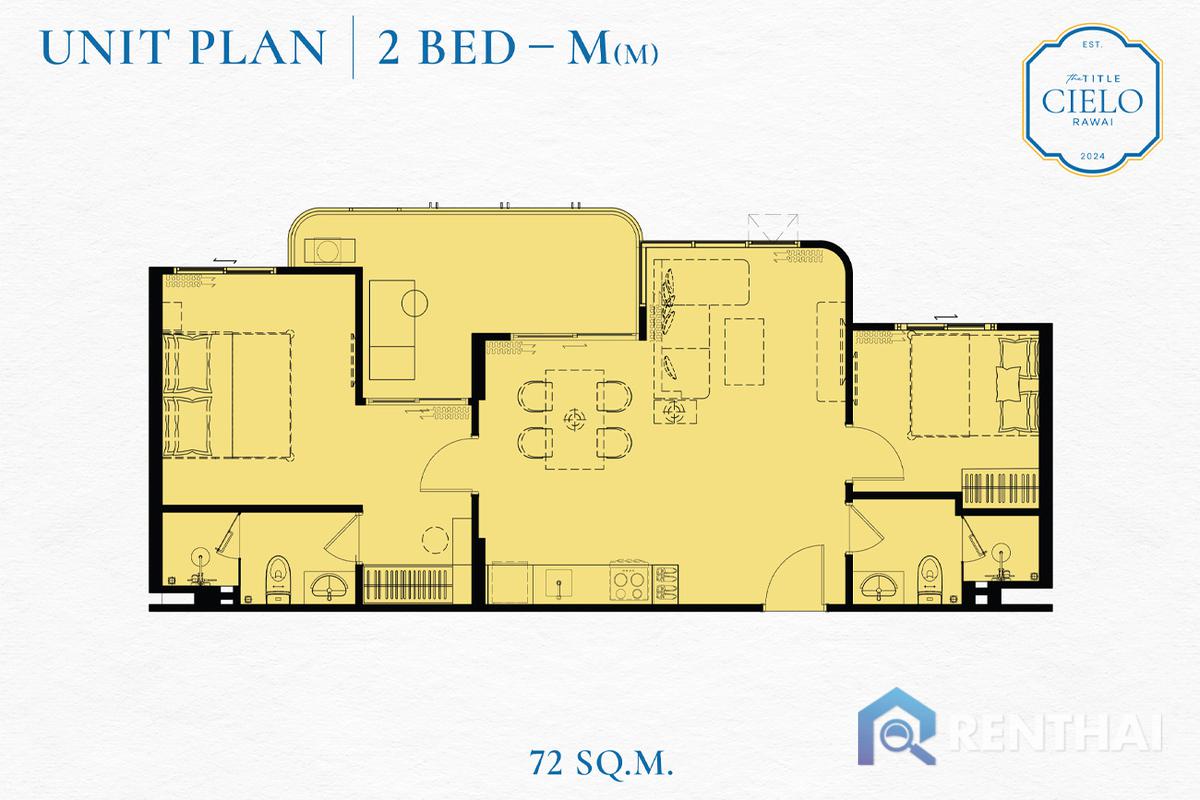 รูป สำหรับ ขาย คอนโด 2 ห้องนอน ที่ The Title Cielo Rawai - รูปที่ 5/25
