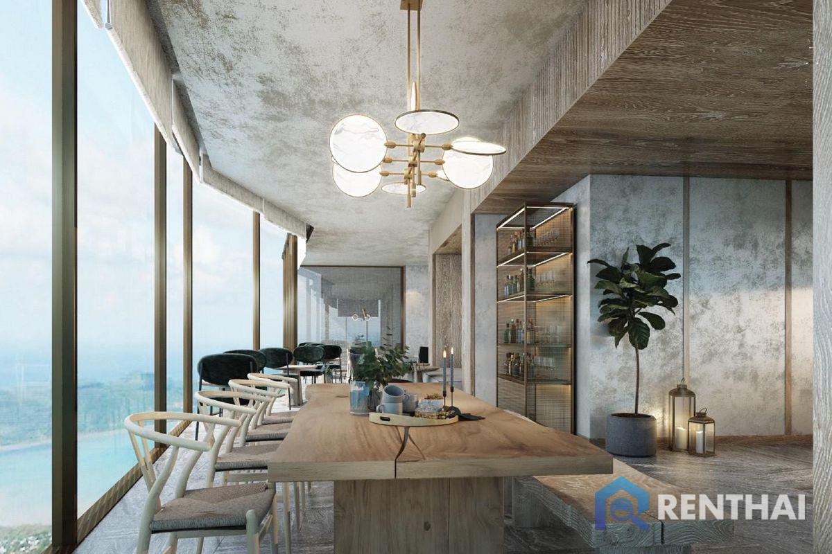 picture For rent Arom wongamat 1 bedroom 45 sqm direct sea  view - 23/25