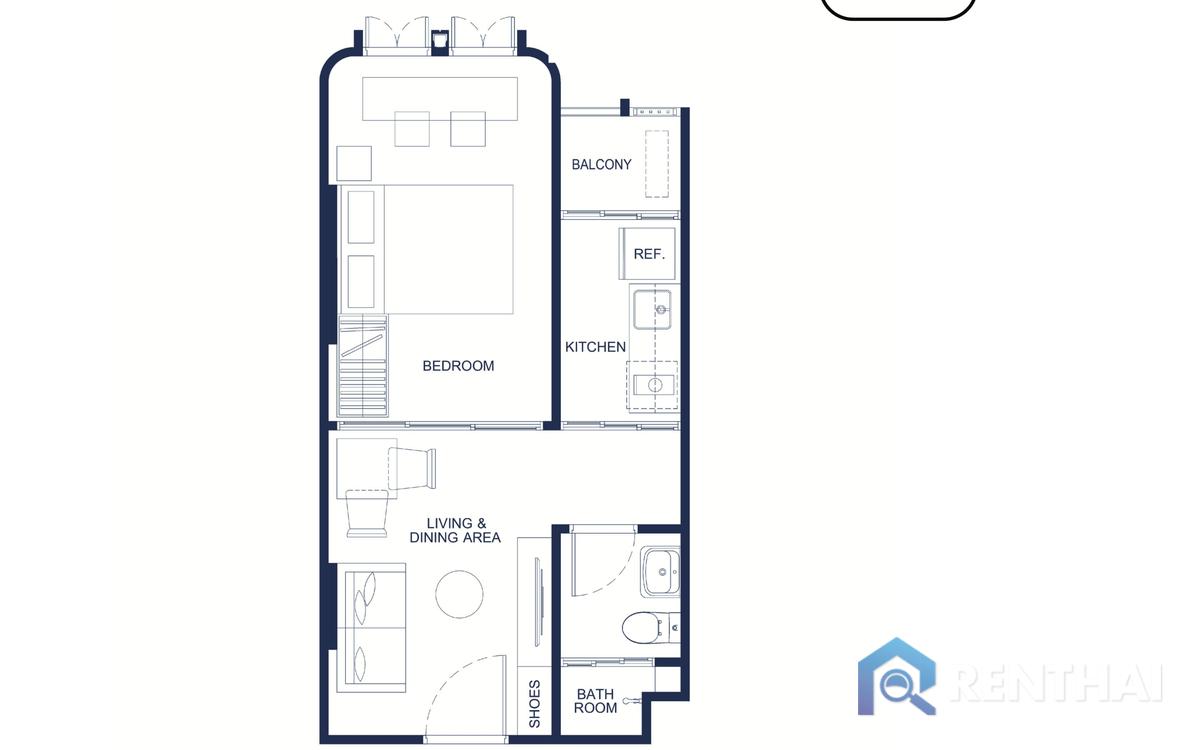 รูป สำหรับ ขาย คอนโด 1 ห้องนอน ที่ THE BASE Bukit - รูปที่ 5/25