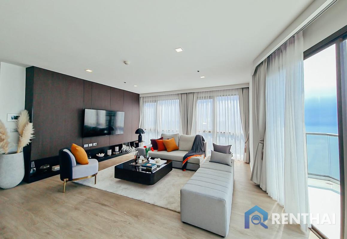 รูป คอนโดหรู 2 ห้องนอน Aeras พัทยา ราคา 25 ล้านบาท ตกแต่งครบครัน พร้อมวิวทะเลพาโนรามา 180 องศา - รูปที่ 8/25