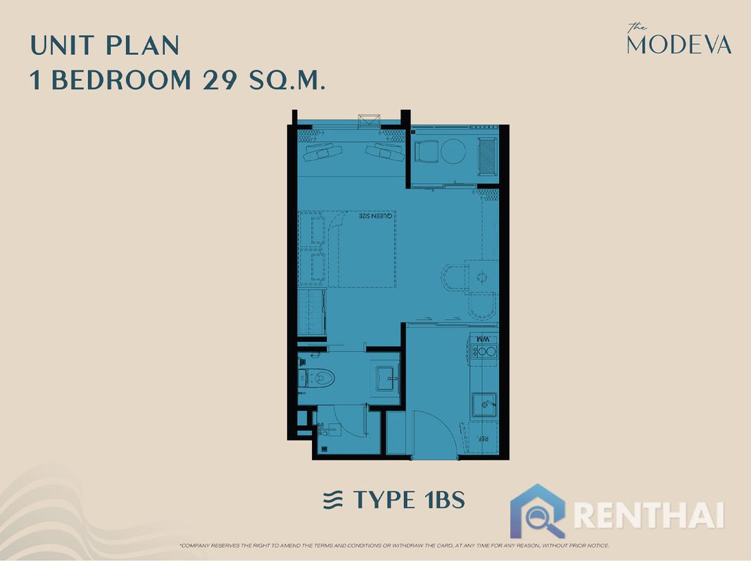 รูป สำหรับ ขาย คอนโด 1 ห้องนอน ที่ The Modeva - รูปที่ 5/24