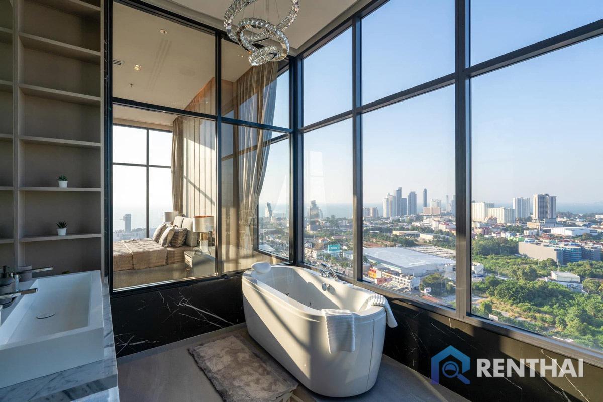 รูป เพนต์เฮาส์สุดหรู บนชั้นสูงสุดของคอนโดใจกลางพัทยา - รูปที่ 5/25