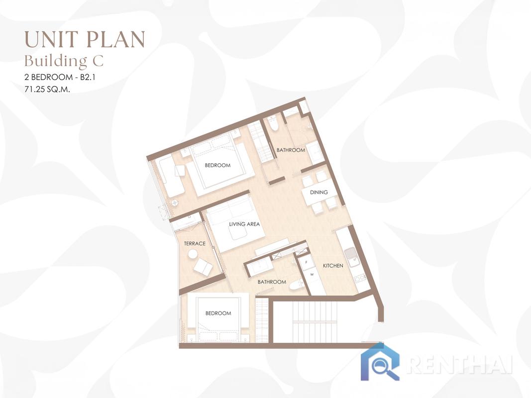 รูป สำหรับ ขาย คอนโด 2 ห้องนอน ที่ Siamese Bangtao - รูปที่ 5/25