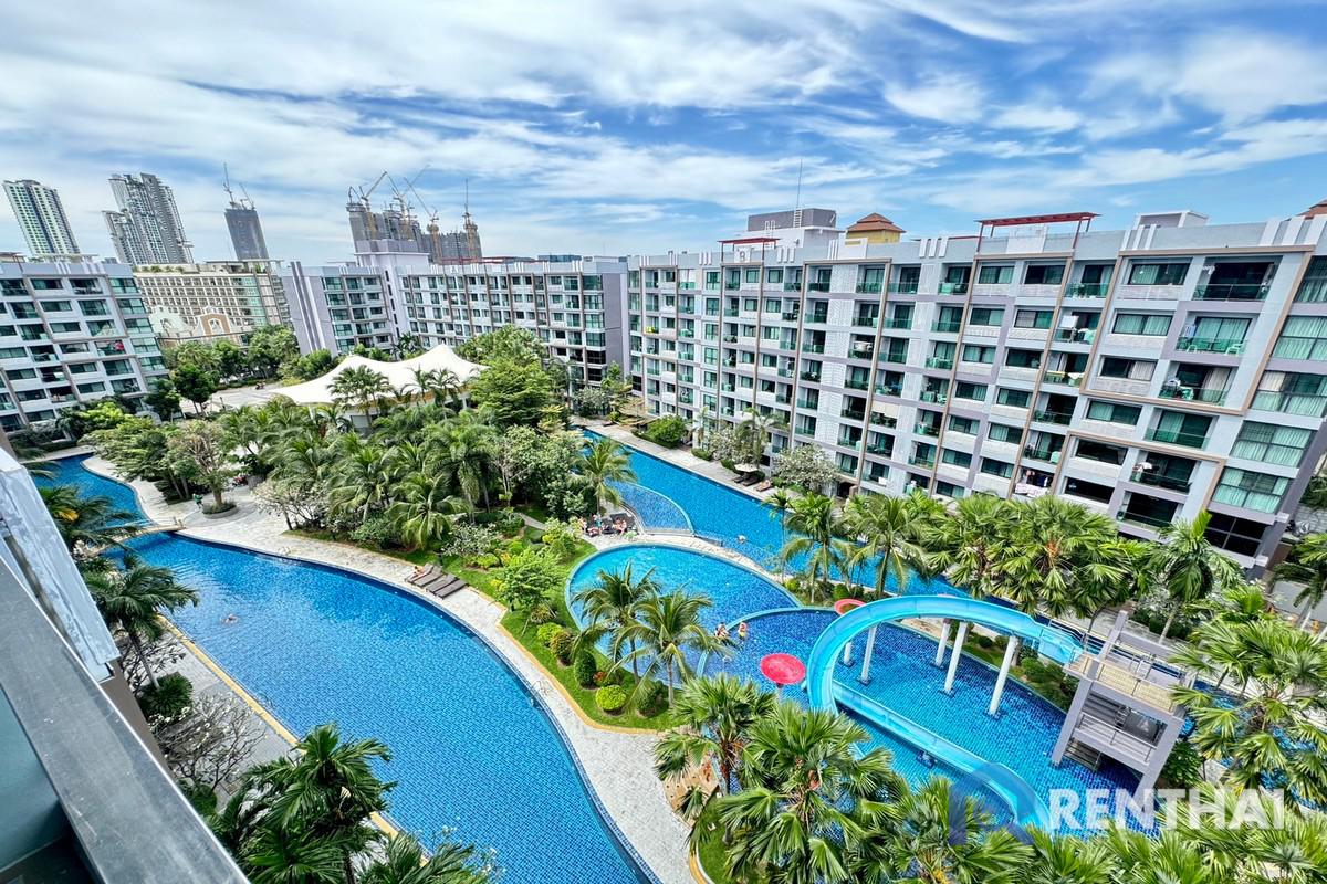 รูป ขายคอนโดทำเลจอมเทียน ดุสิตแกรนด์ปาร์ค 2 ห้องนอน 2 ห้องน้ำ วิวสระว่ายน้ำสวยๆ - รูปที่ 9/25